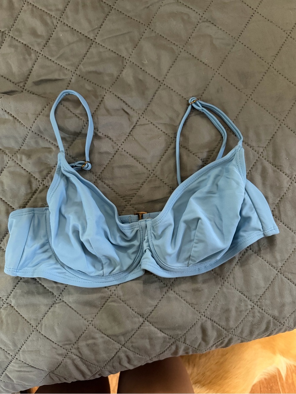 Light Blue Underwire Bathing Suit